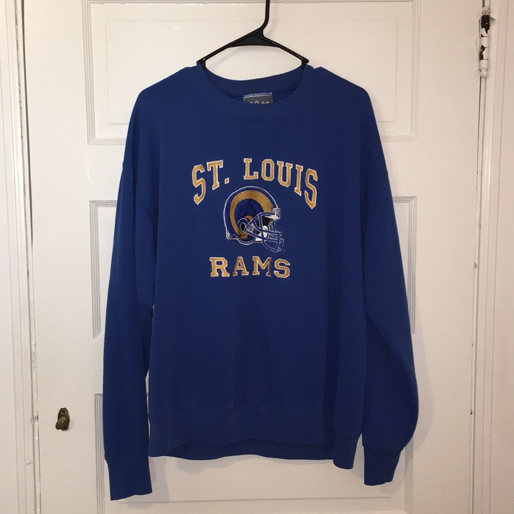 Lee St. Louis Rams crewneck size L